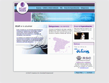 Tablet Screenshot of eclat-limpieza.com